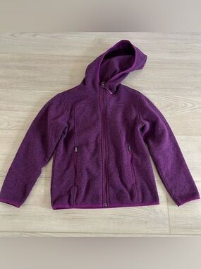 LL Bean Girls’ Full Zip Hooded Fleece
